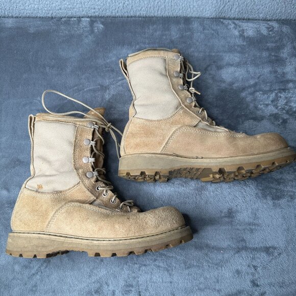 Bates US Army Desert Combat Boots Gore-Tex Vibram Sole Tan Mens Size 7W Gorpcore - Picture 3 of 13